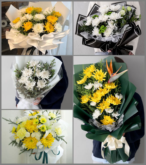 福建龙岩永定区城郊镇白事花束代送